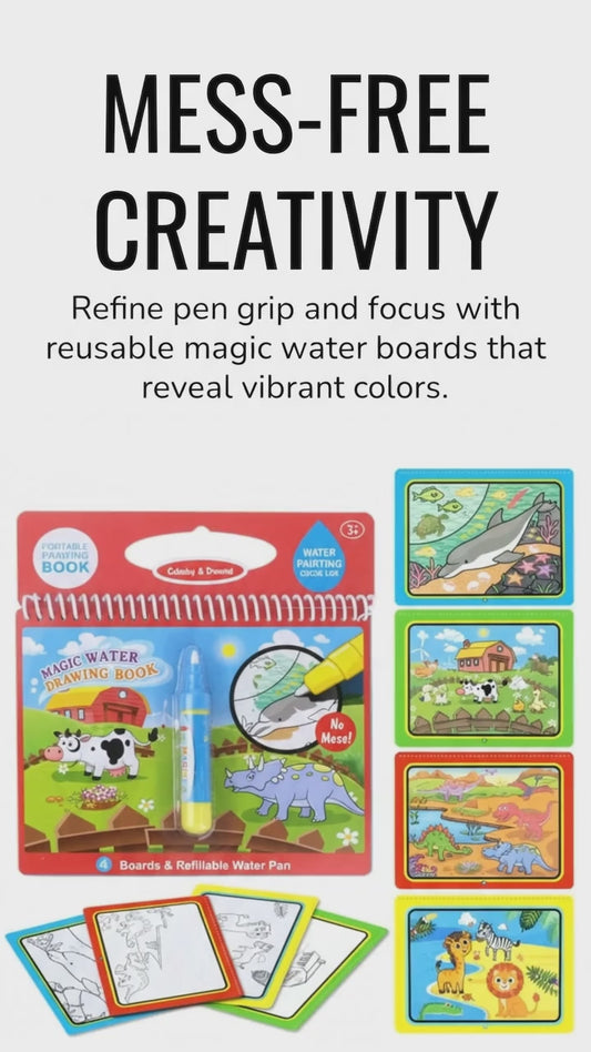 Children's Picture Books Water Painting Can Be Used Repeatedly With Clear Water Sketch Book Kindergarten Painting Water Album Eight Bags